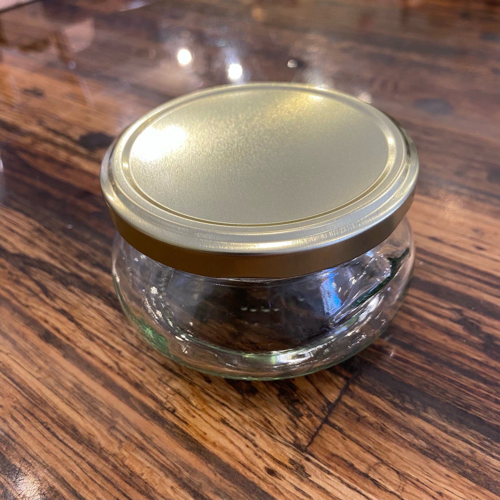 Cream Jar - Widemouth Glass - 7oz