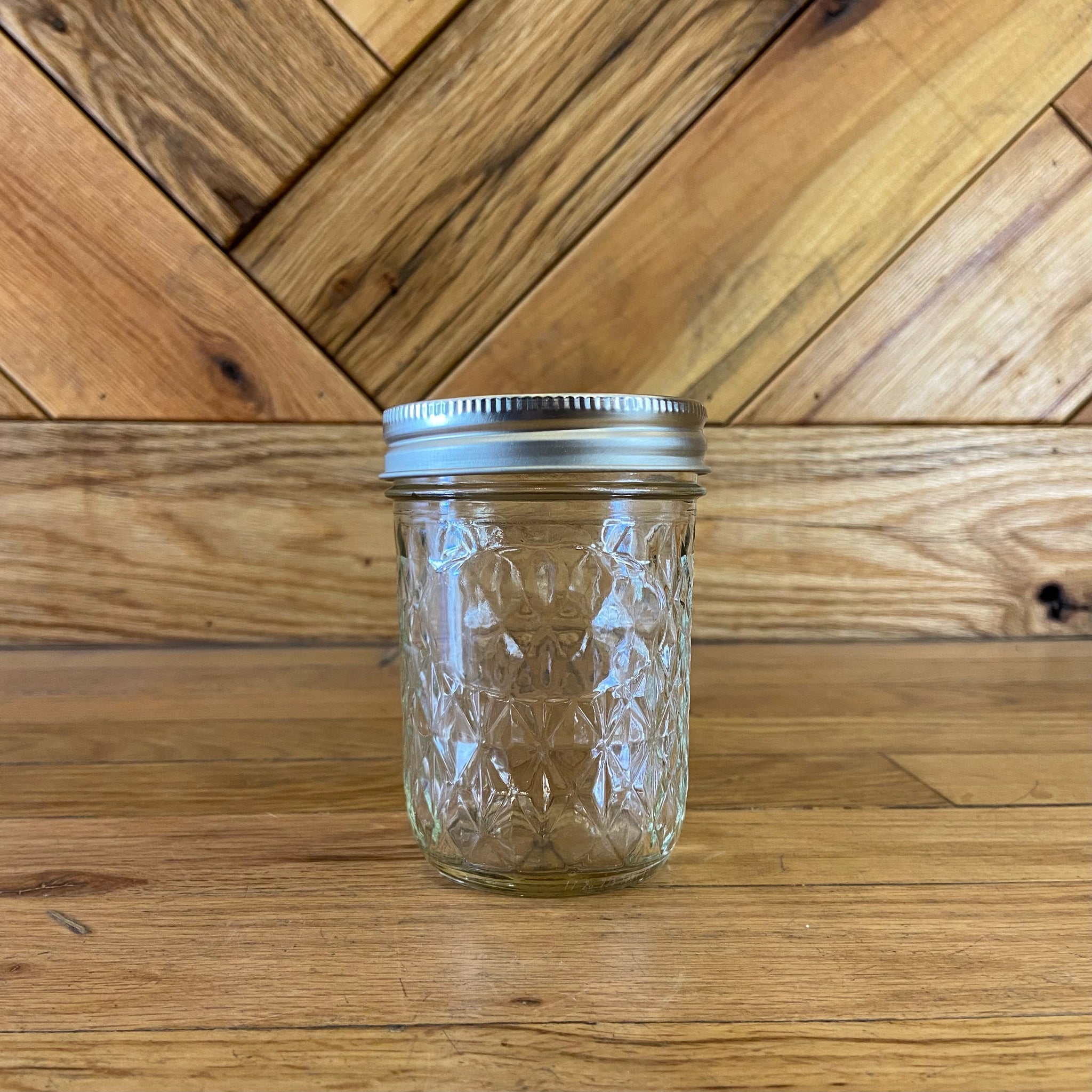 Quilted Ball Mason Jars - Glass