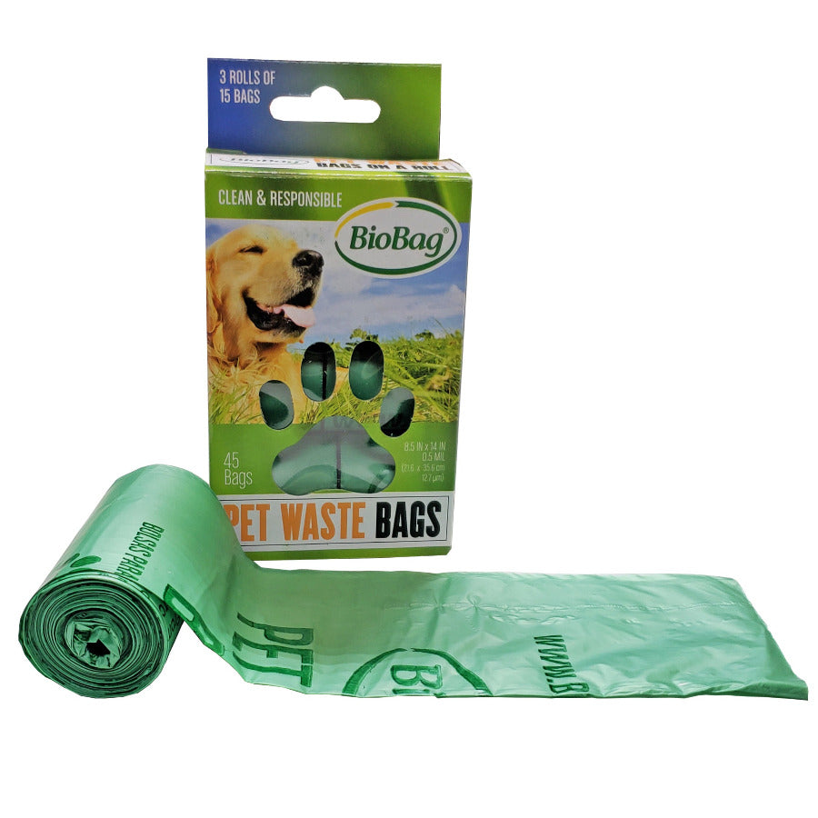 Compostable Pet Waste Bag - 3-roll box (45 bags) - Off the Bottle Refill Shop