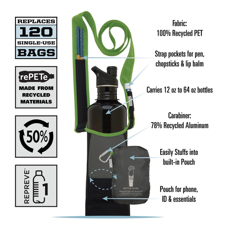 Bottle Sling - Water Bottle Carrier - Off the Bottle Refill Shop
