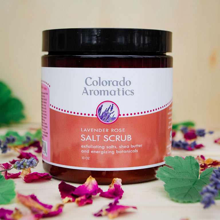 Lavender Rose Salt Scrub