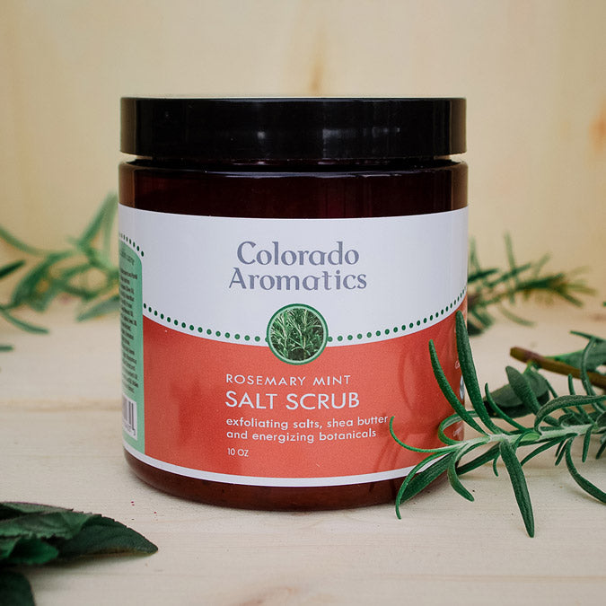 Rosemary Mint Salt Scrub