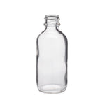 Clear Glass Boston Bottle - 2oz