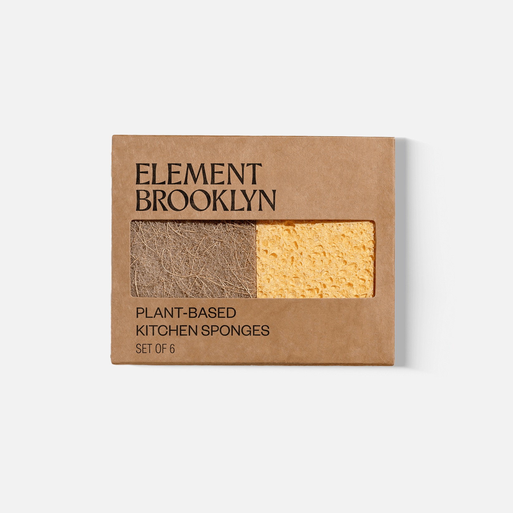 Plant Based Kitchen Sponges - 6 Pack