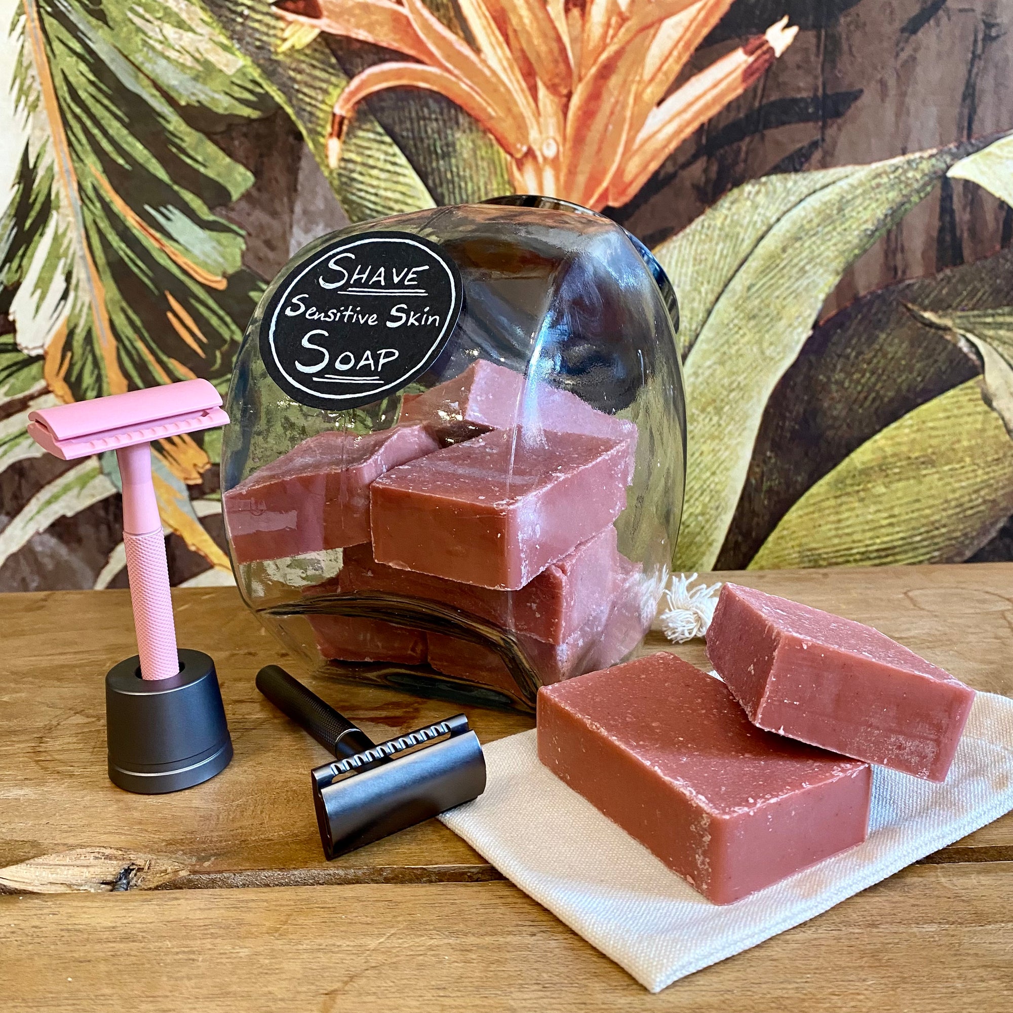 Shave Soap Bar - Unscented/Moisturizing - Off the Bottle Refill Shop