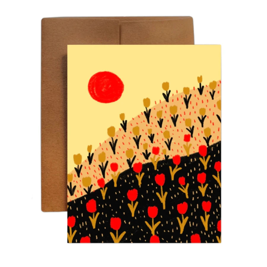 Springtime Landscape — Greeting Card - Off the Bottle Refill Shop