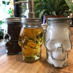 Skull Mason Jar - 16 oz Glass - Off the Bottle Refill Shop