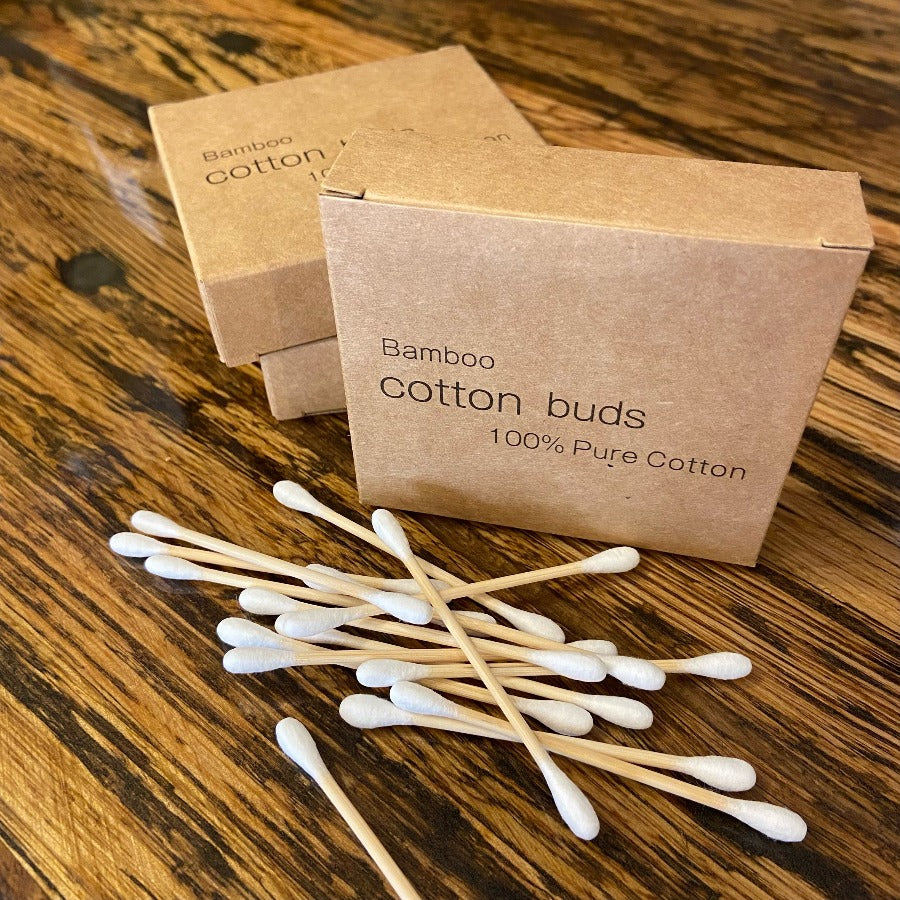 Bamboo & Cotton Q-Tip Swabs