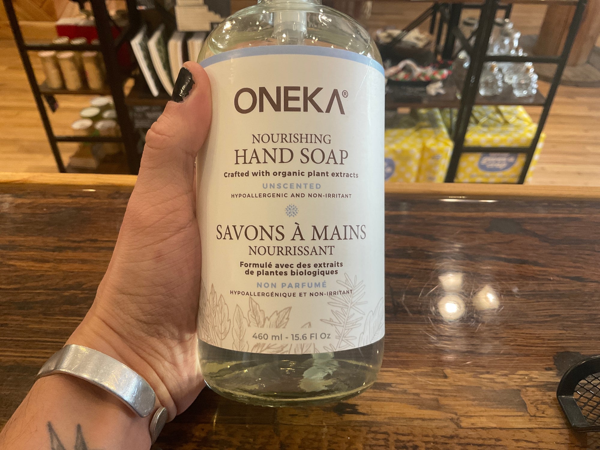 Cedar Sage Hand & Body Soap - 16 oz glass - Off the Bottle Refill Shop