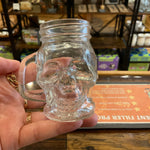 Skull Mason Jar with Handle