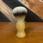 Shaving Brush, beech wood & nylon (vegan) - Off the Bottle Refill Shop