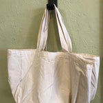 Organic Cotton Shopping Bag/Tote w/pockets - Off the Bottle Refill Shop