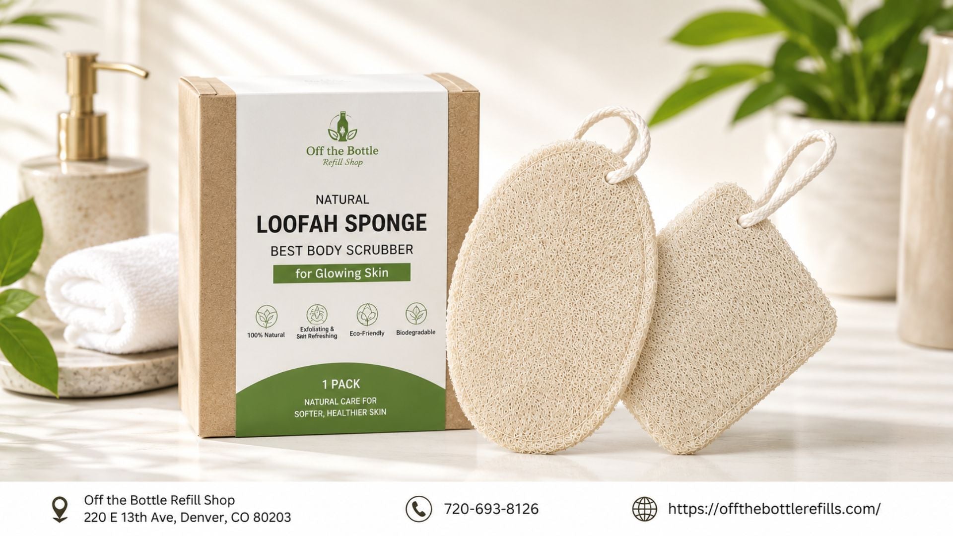 Natural Loofah Sponge: Best Body Scrubber for Glowing Skin