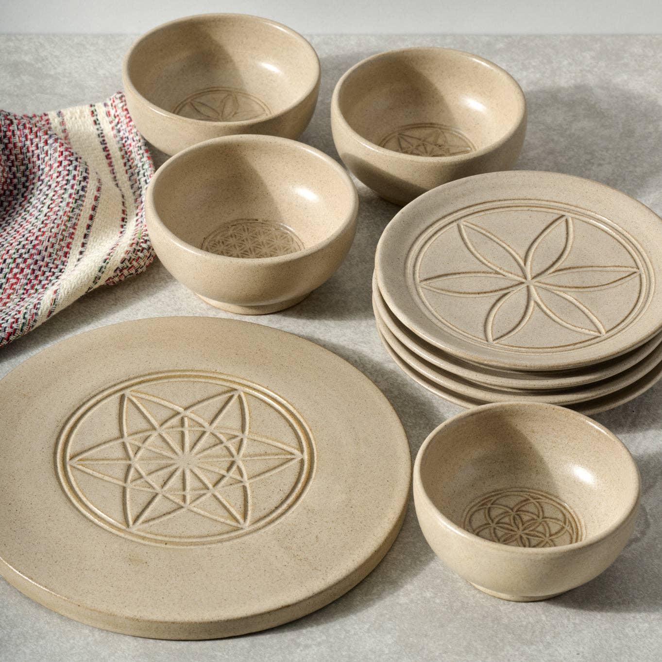 Sacred Geometry Dipping Bowl - Germ of Life