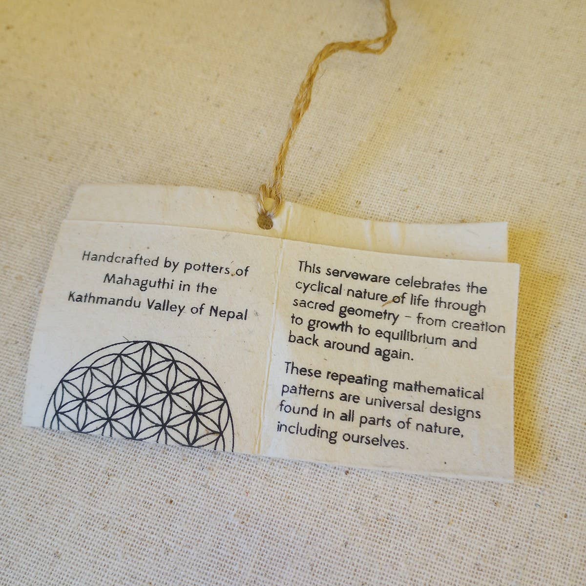 Sacred Geometry Dipping Bowl - Germ of Life