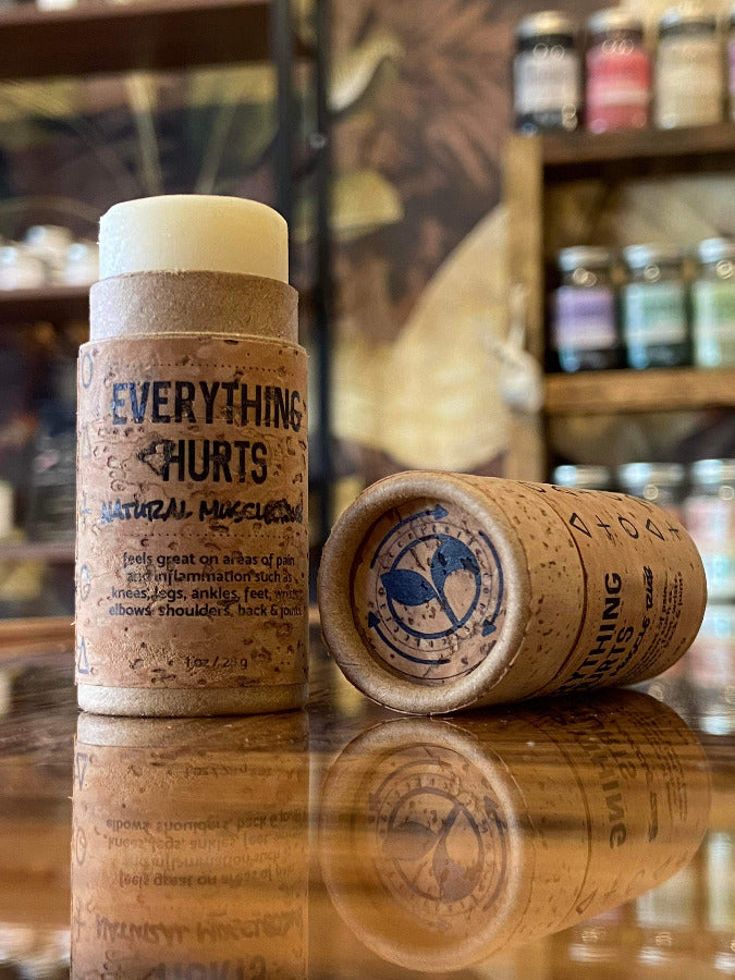 Everything Hurts Muscle Rub, 1 oz Push Up - Off the Bottle Refill Shop