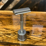 Coated brass safety razor by Ningbo Haward Razor, featuring a sleek handle and classic shaving design.