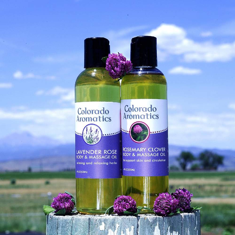 Herbal Rosemary Clover Massage Oil