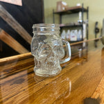 Skull Mason Jar with Handle