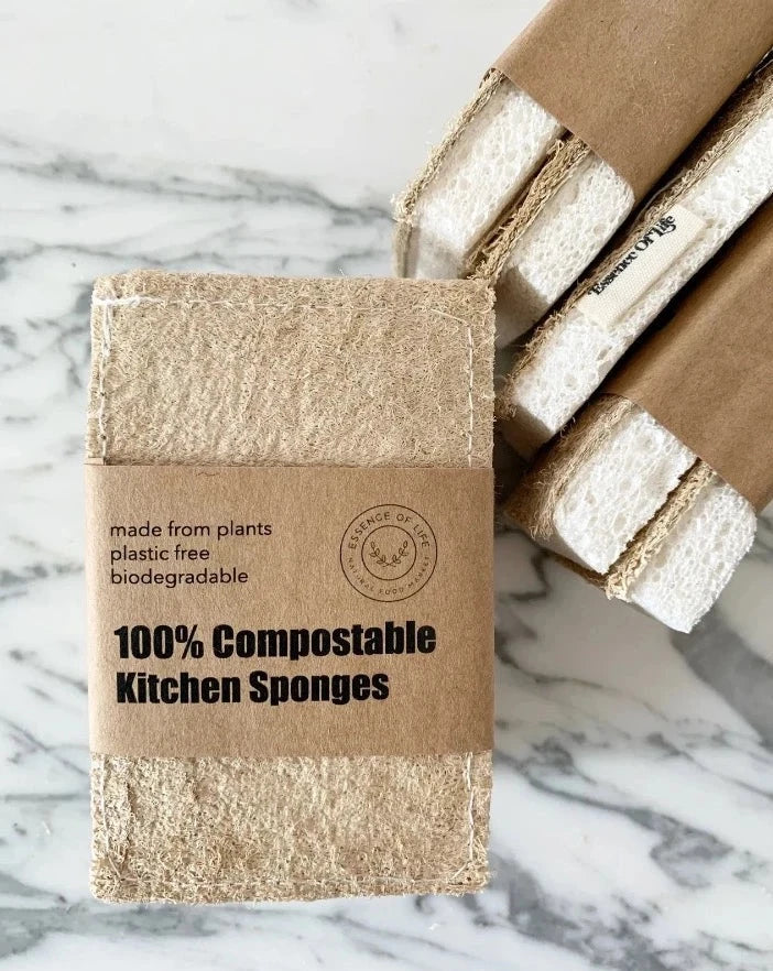 Sponge (compostable), 2-pack - Off the Bottle Refill Shop