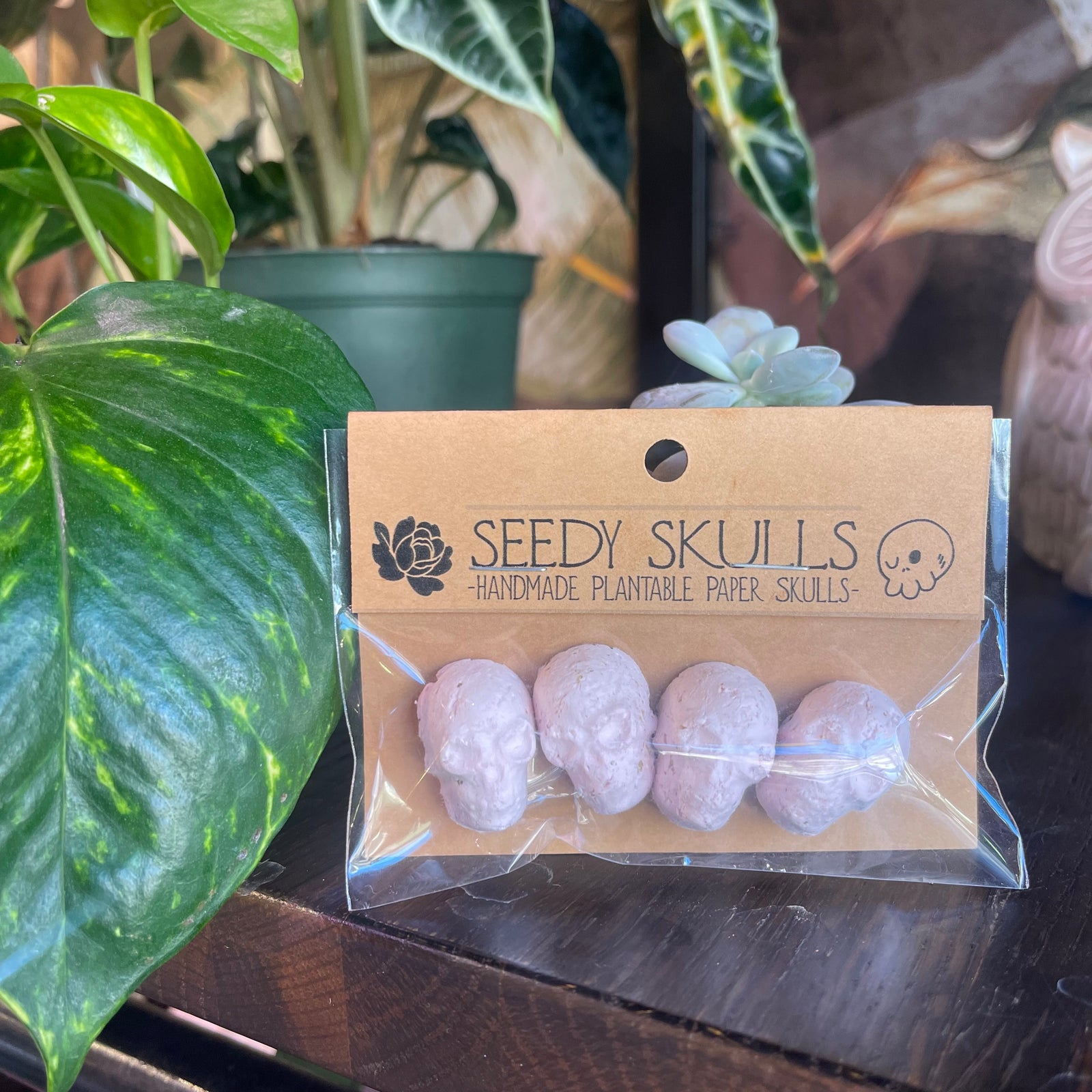 Seedy Skulls - Plantable Paper Seed Bomb