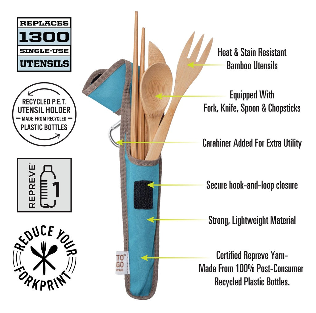 Bamboo Utensil Set, To-Go Ware - Off the Bottle Refill Shop