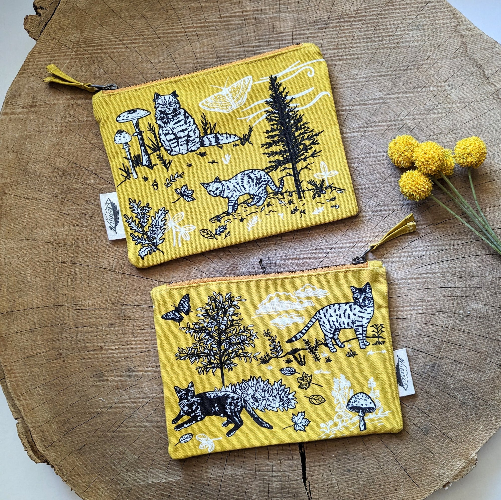 ilikesara Zippered Pouches