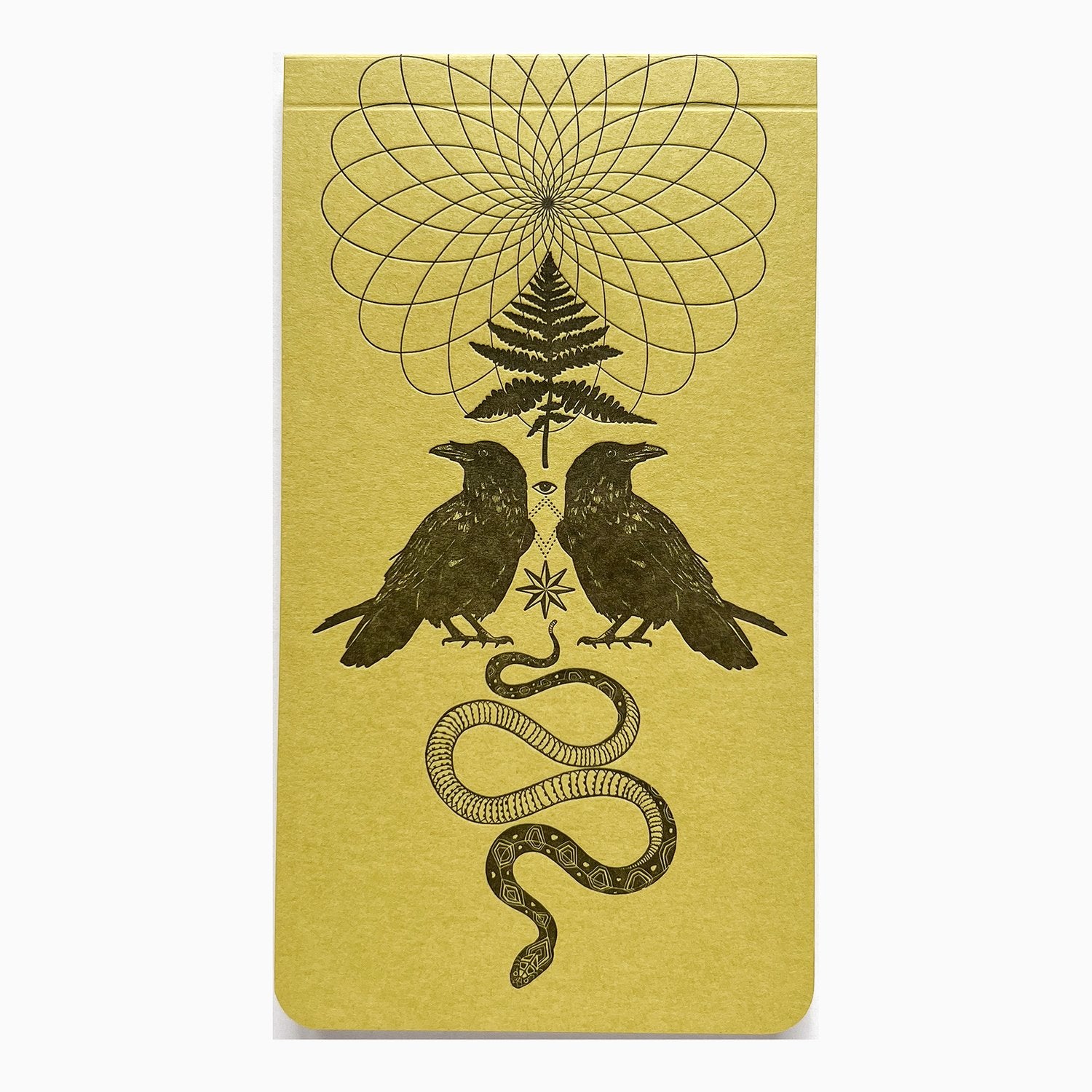 Blackbird Letterpress Jotter Notebook