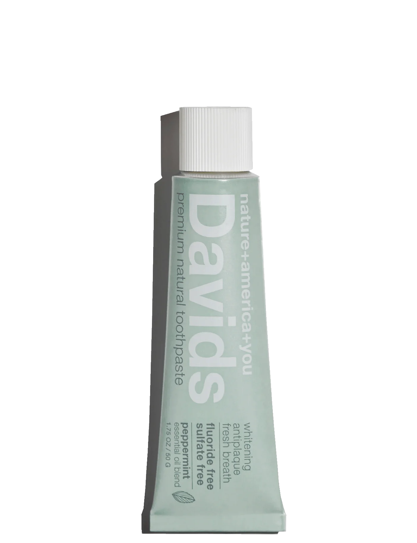 David’s Toothpaste, Travel Size, Natural Peppermint