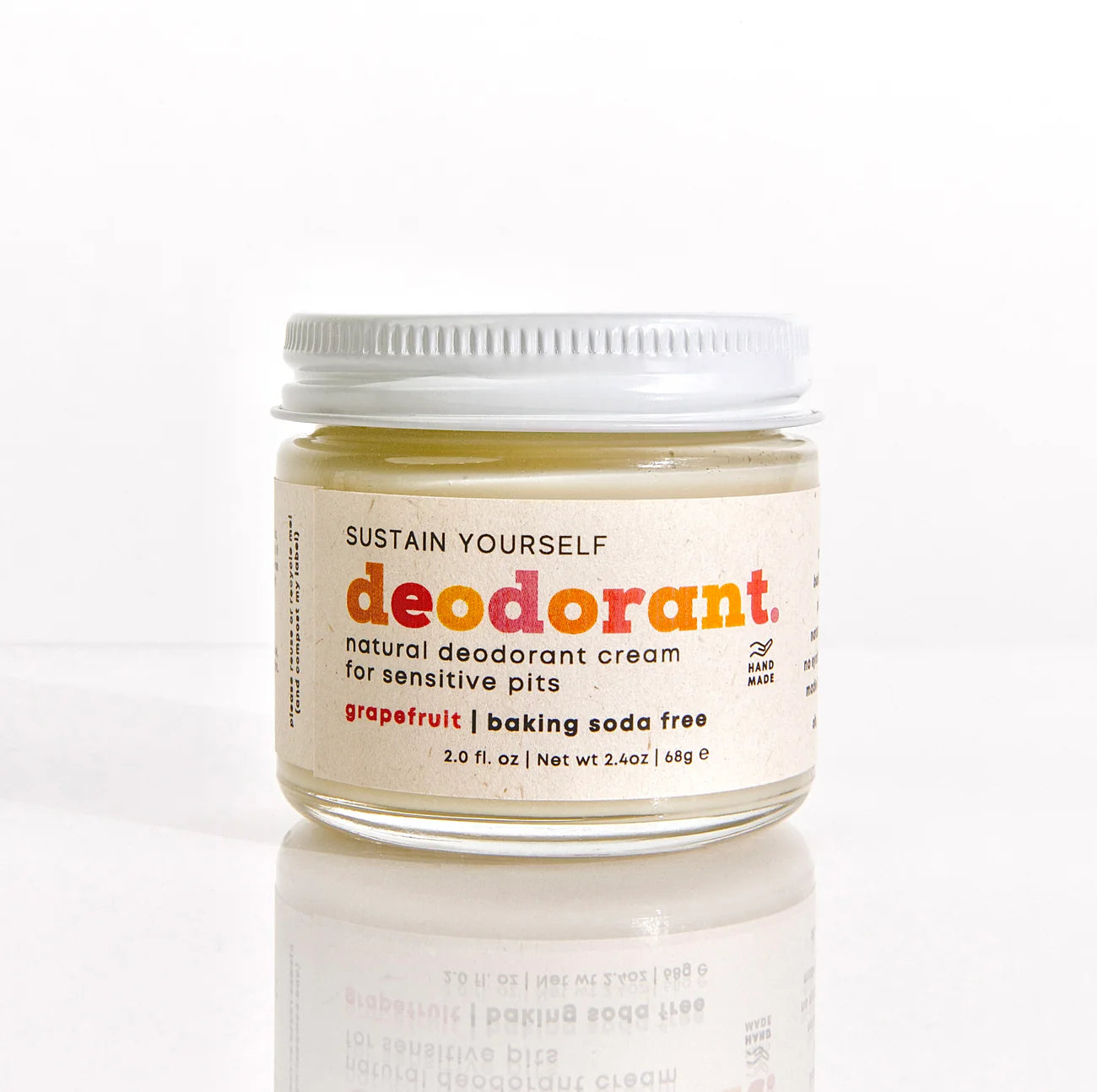 Deodorant Cream - 2oz Glass