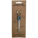 Refillable Flosser - Stainless Steel