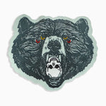 Blackbird Letterpress Patch featuring a stylish blackbird design, perfect for decorating clothing or accessories.
