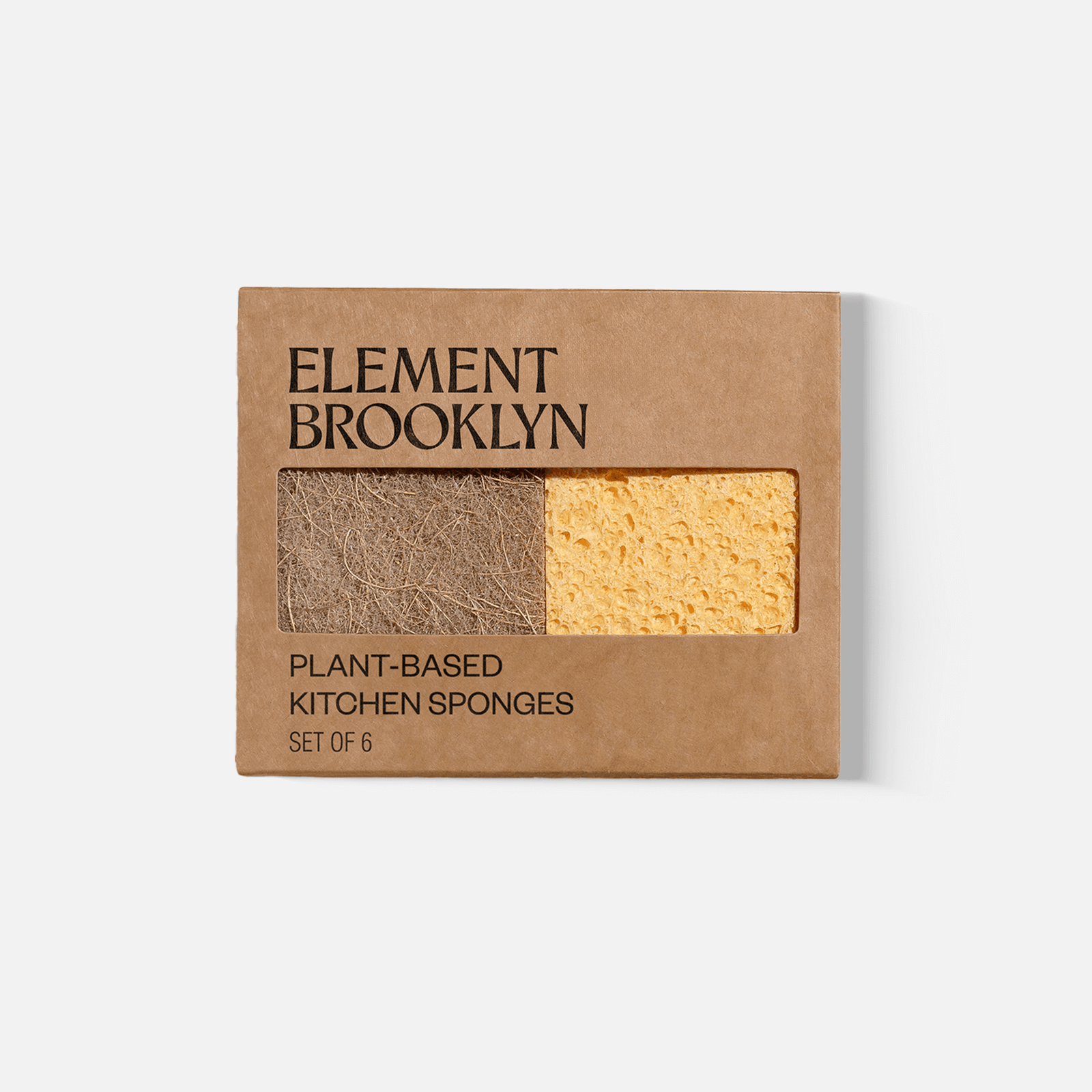 Plant Based Kitchen Sponges - 6 Pack