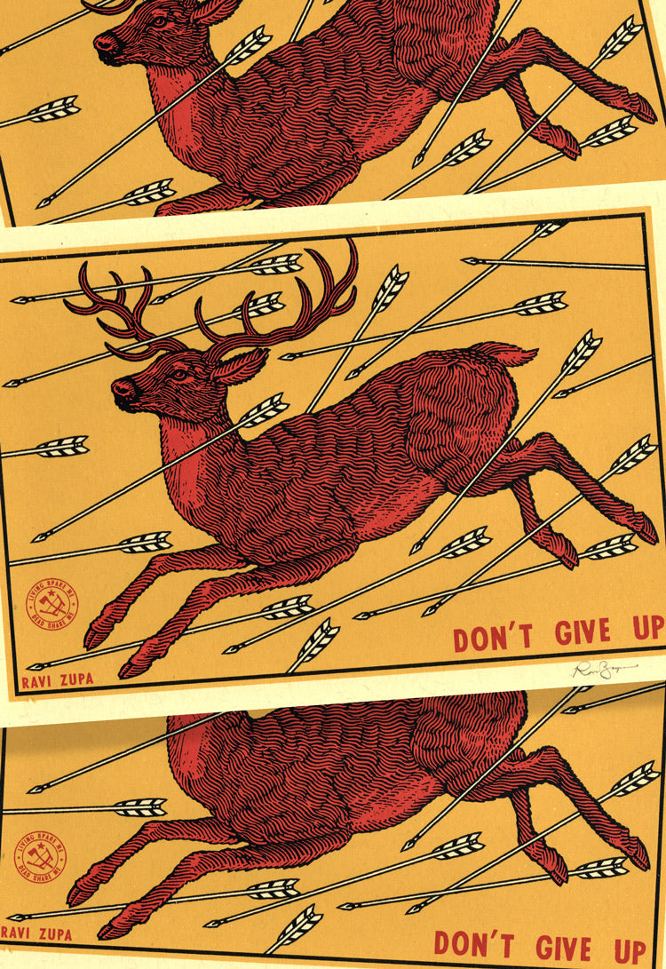 Small 5x7 inch print by Ravi Zupa Art, featuring detailed and vibrant artwork on high-quality paper.