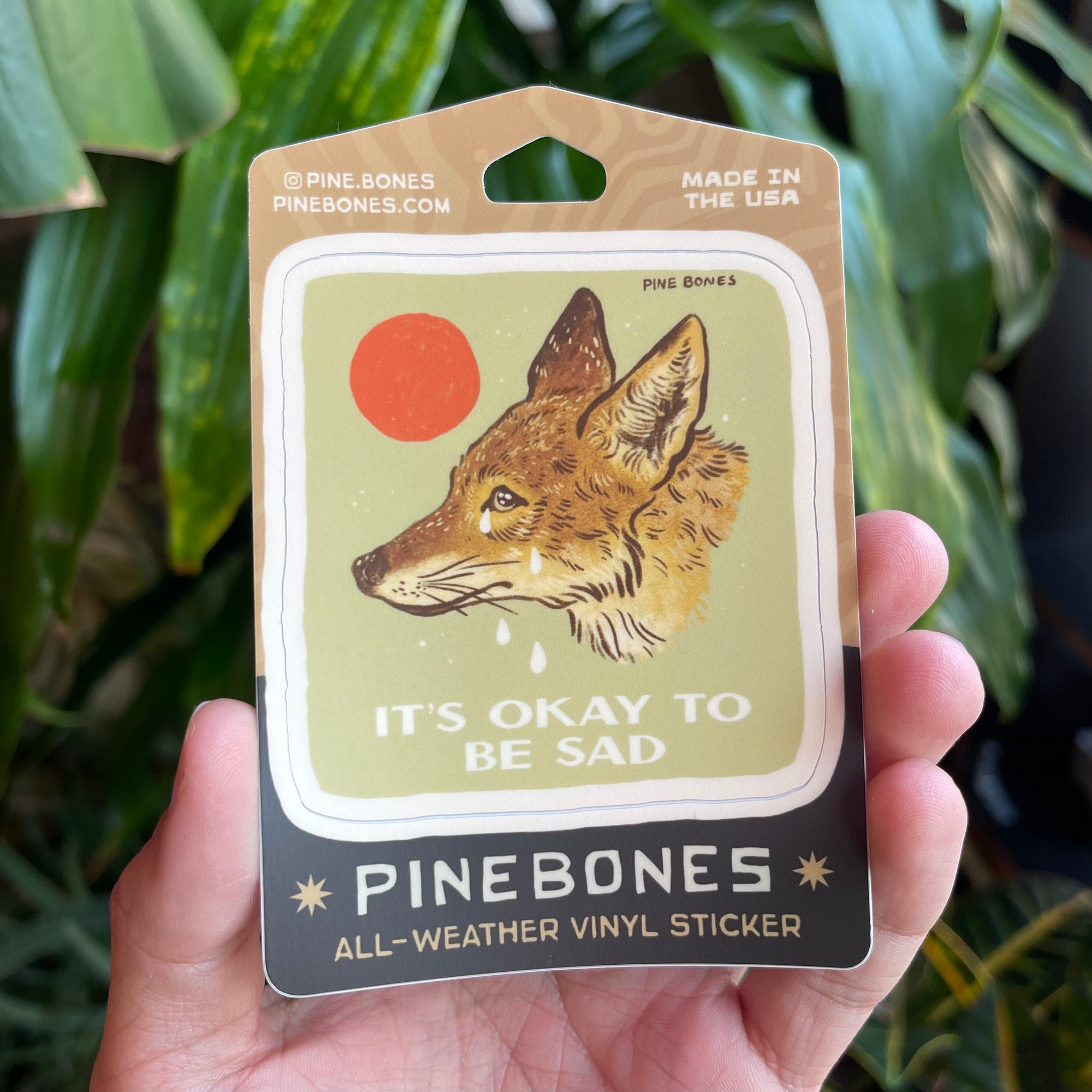 PINEBONES Vinyl Stickers