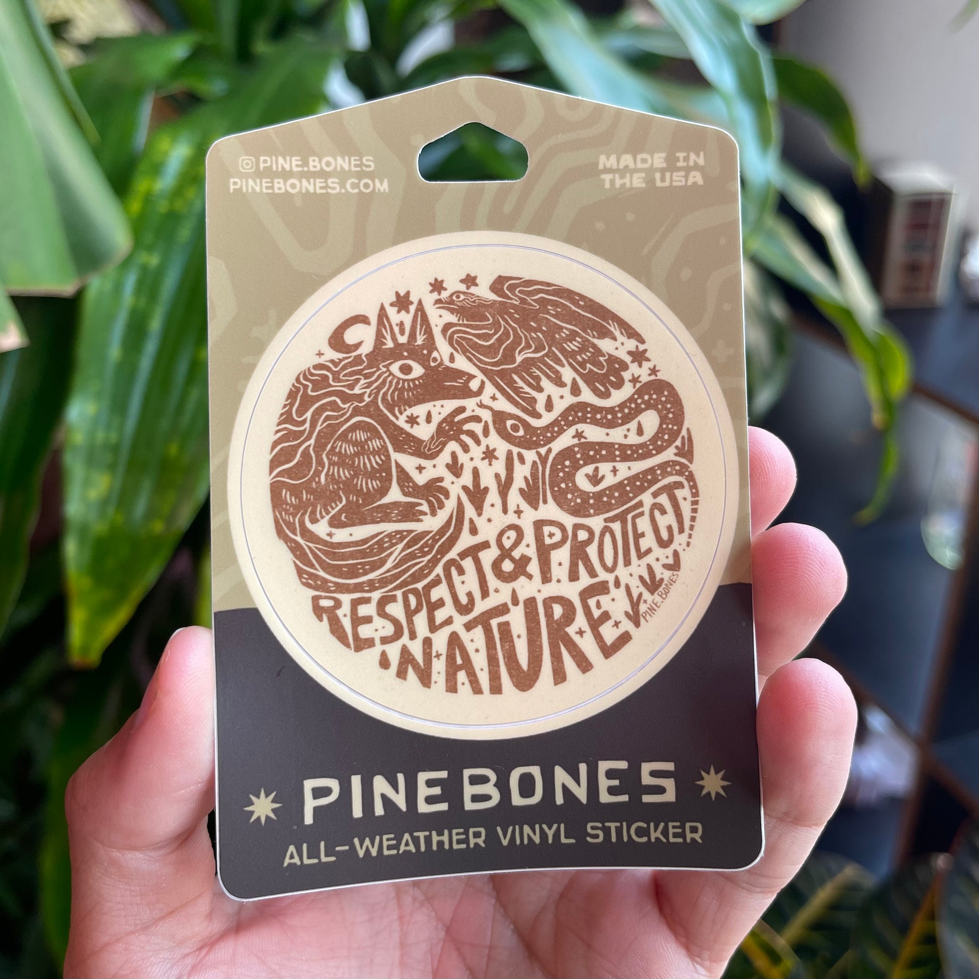 PINEBONES Vinyl Stickers