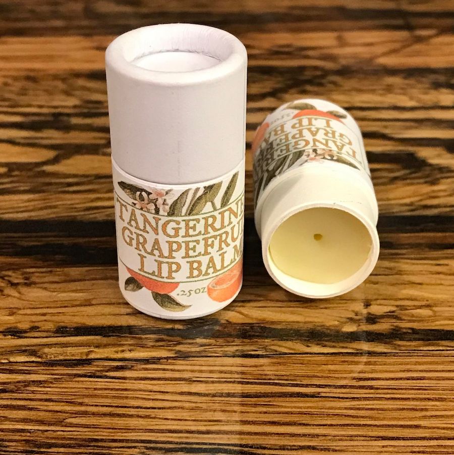 Tangerine Grapefruit Clear Lip Balm - Off the Bottle Refill Shop