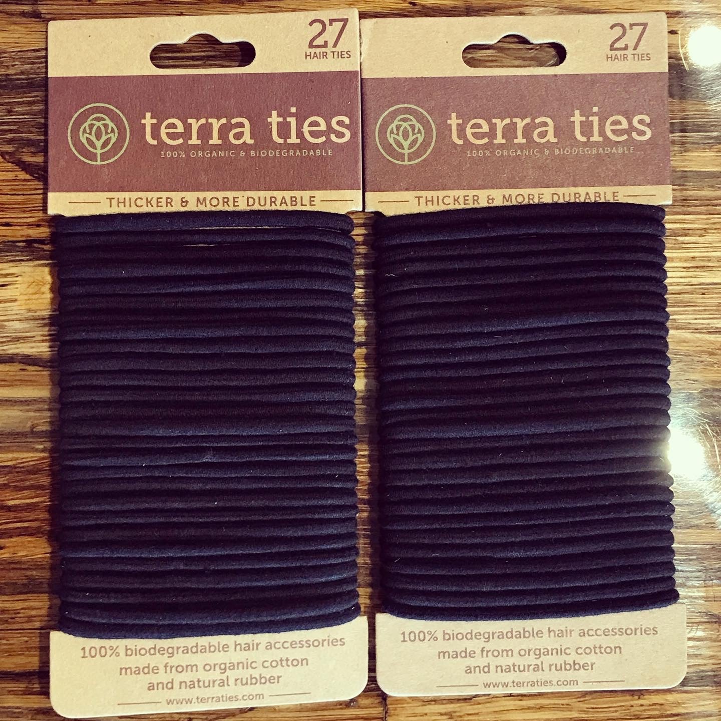 Biodegradable Hair Ties - 27-pack - Off the Bottle Refill Shop