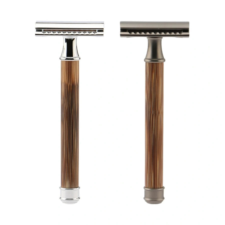 Safety Razor - Wooden Handle - Black - Off the Bottle Refill Shop