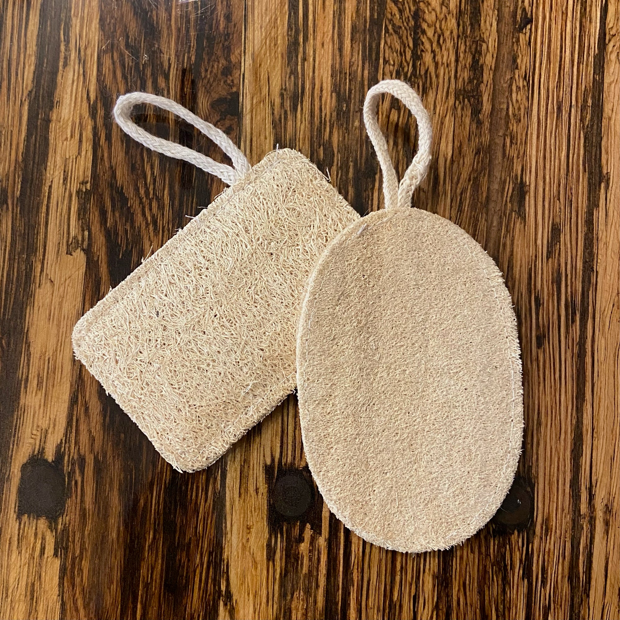 Natural Loofah Scrubber Sponge Pads