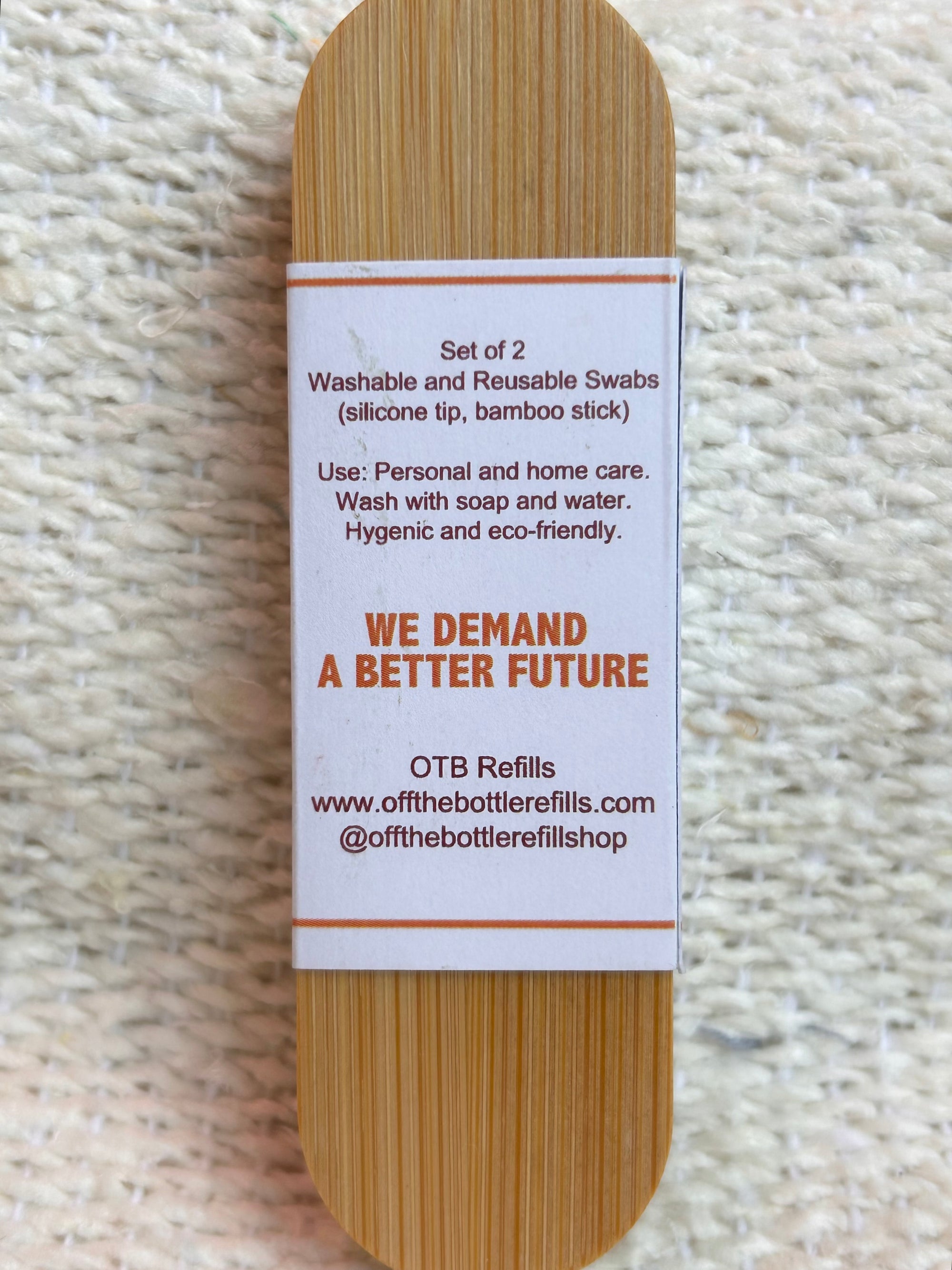 Reusable Q-Tip Swabs - 2-pack