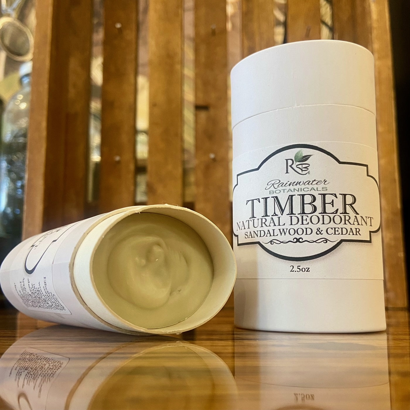 Natural Deodorant - Timber - Off the Bottle Refill Shop