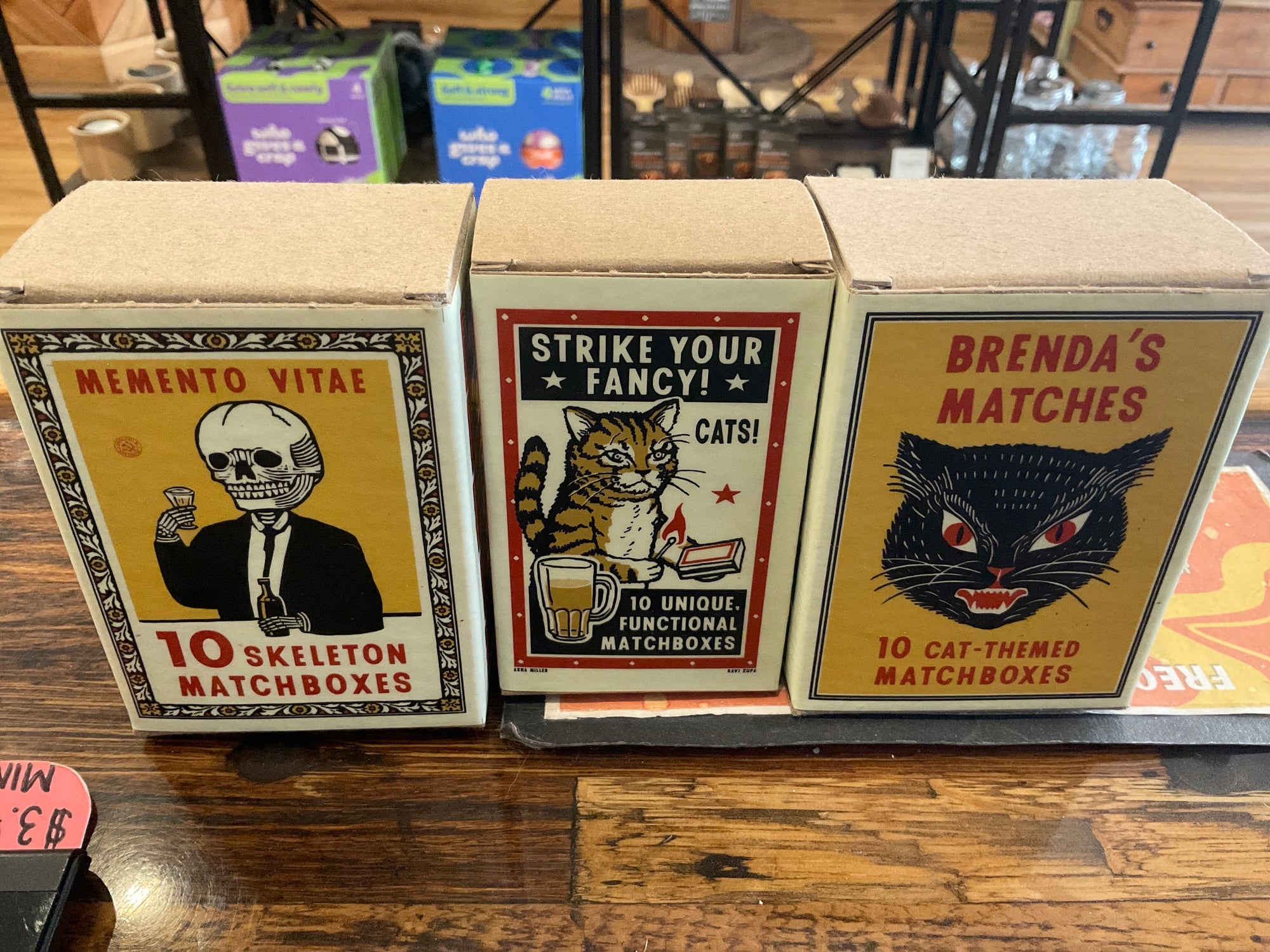 Empty Ravi Zupa Matchbook Box by Off the Bottle Refill Shop, showcasing a sleek, empty matchbook container with a minimalist design.