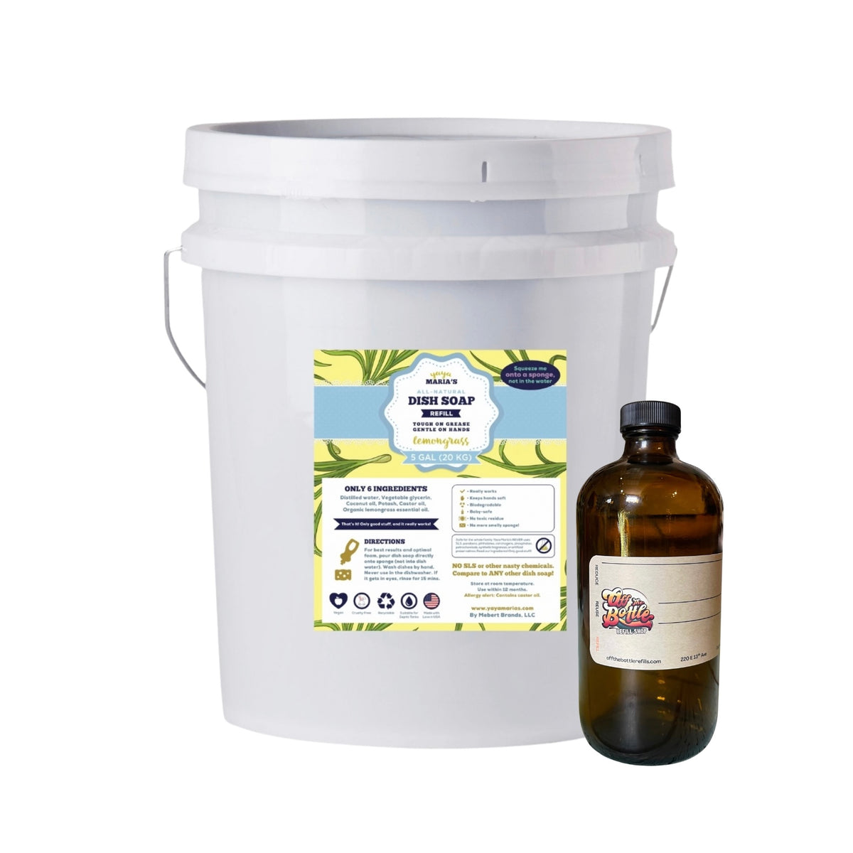 Yaya Maria’s Dish Soap - 8oz Prefill