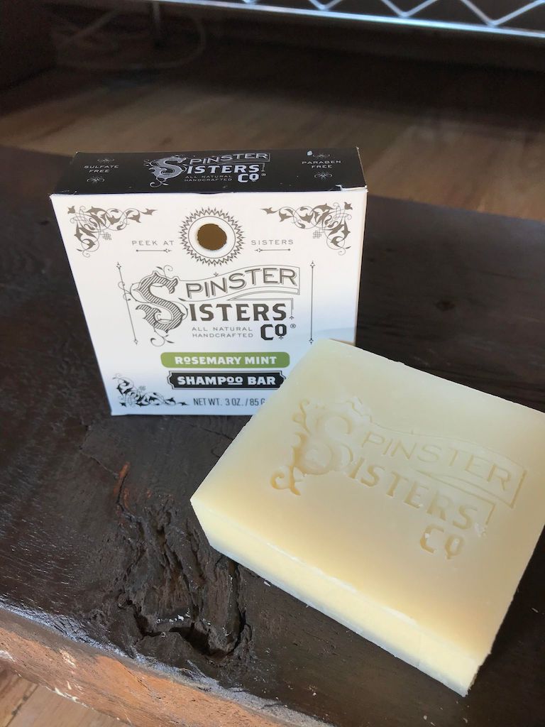 Rosemary Mint Shampoo Bar, Spinster Sisters - Off the Bottle Refill Shop